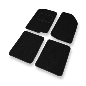 Fußmatten Auto für Seat Toledo I Liftback (1991-1999) - schwarze Automatten Autoteppiche