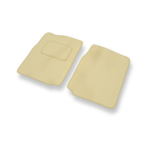 Fußmatten Auto für Suzuki Vitara I Cabriolet, SUV (1988-1997) - Premium Velours beige Automatten Autoteppiche