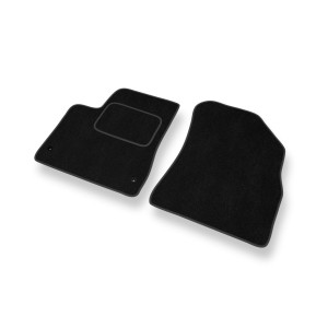 Fußmatten Auto für Peugeot 5008 I MPV (2009-2016) - Premium Velours schwarze Automatten Autoteppiche