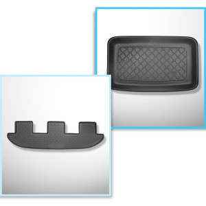 Set Kofferraumschale und angepasste Autoteppiche TPE für: Seat Alhambra II Van (09.2010-03.2022)