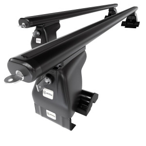 Aluminium-Dachträger für Hyundai ix35 (2010-2015) - schwarz Dachträger Dachgepäckträger - ohne Montagelemente