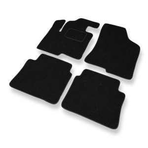 Fußmatten Auto für Hyundai Santa Fe II SUV (2006-2012) - schwarze Automatten Autoteppiche