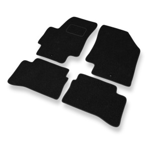 Fußmatten Auto für Hyundai Accent III Limousine (2006-2011) - schwarze Automatten Autoteppiche
