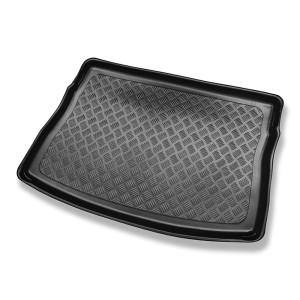 Kofferraumwanne für Volkswagen Golf VII Hatchback (10.2012-12.2019) - Kofferraummatte rutschfest Schutzmatte - erhöhte Ladefläche (mit Not-Reserverad