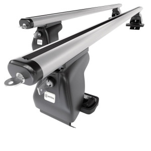Aluminium-Dachträger für Renault Captur I (2013-2019) - silbern Dachträger Dachgepäckträger - ohne Montagelemente