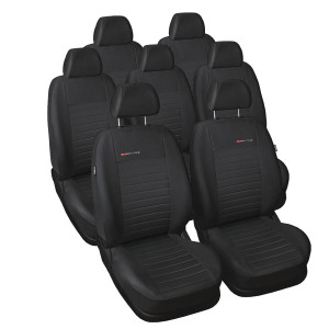Maßgeschneiderte Sitzbezüge Auto für Volkswagen Sharan II Van (2010-2022) - Autositzbezüge Schonbezüge für Autositze - 7 Sitzer - E4