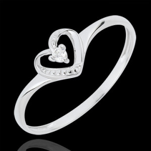 Edenly SolitÃ¤r Ring Liebesherz