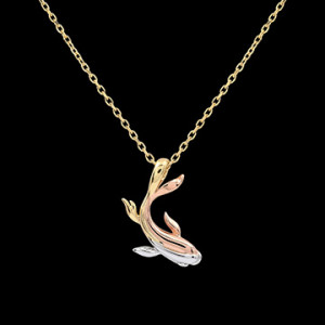 Edenly KoÃ¯-Halskette â€“ 375er Gold in drei FarbtÃ¶nen (9 Karat)