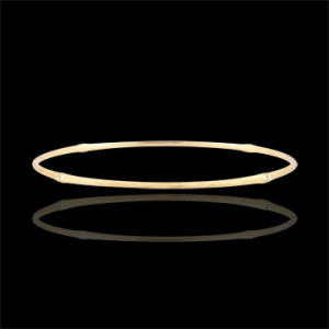 Edenly Armband Heiliger Urwald - Diamant - gebÃ¼rstetes Gelbgold 18 Karat