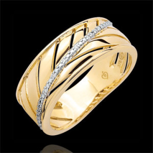 Edenly Ring Palme - 750er Gelbgold und Diamanten