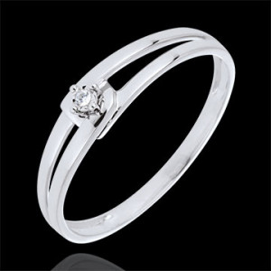 Edenly Diamantring Modernity WeiÃŸgold