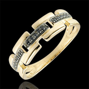 Edenly Ring DÃ¤mmerschein - Geheimer Weg - Kleines Modell 9 Karat