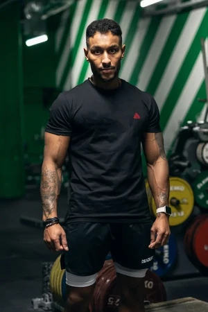 T-shirt męski BASIC czarny