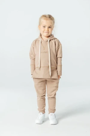 Spodnie dresowe dziecięce NUDE beżowe