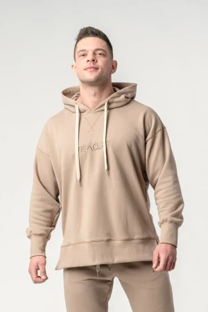 Bluza sportowa męska NUDE beżowa