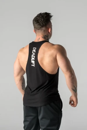 Tank top stringer męski METALLIC czarny