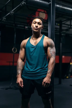 Tank top stringer męski DEADLIFT zielony