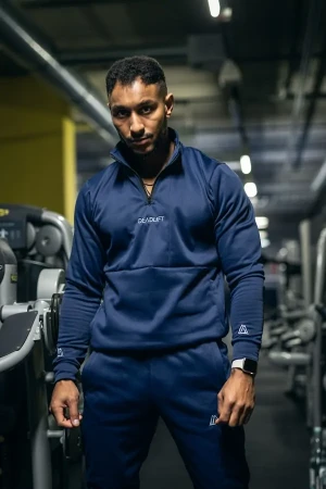 Bluza sportowa męska METALLIC granat