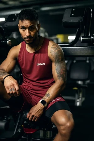 Techniczna bokserka szybkoschnąca DEADLIFT męska bordo