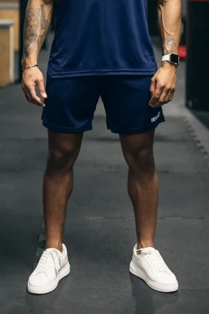 Spodenki sportowe męskie z kieszeniami DEADLIFT granat