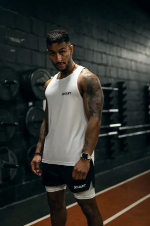 Techniczna bokserka szybkoschnąca DEADLIFT męska biała