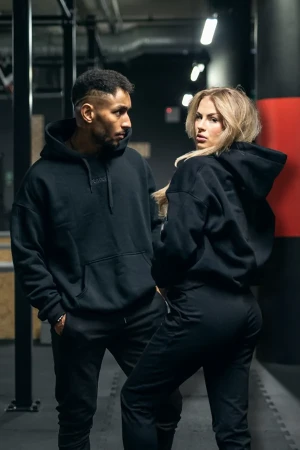 Bluza hoodie Unisex DEADLIFT czarna