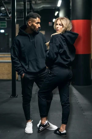 Spodnie dresowe unisex DEADLIFT czarne