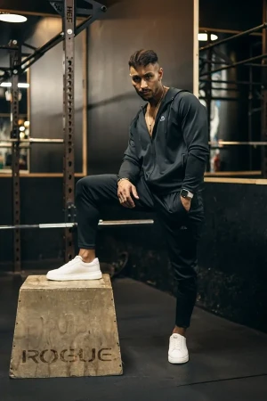 Spodnie dresowe męskie czarne