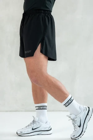 Męskie spodenki sportowe DEADLIFT TECH RUN czarne