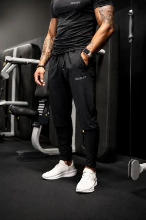 Spodnie techniczne szybkoschnące męskie DEADLIFT TECH czarne