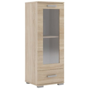 Elegancka komoda z szybą BAULE