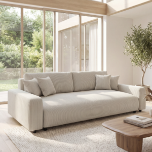 Elegancka sofa trzyosobowa z funkcją spania Sergio