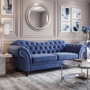 Sofa dwuosobowa pikowana Chesterfield PARIS