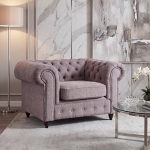 Stylowy fotel pikowany VALENCIA Chesterfield