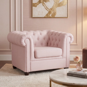 Stylowy fotel pikowany chesterfield SYDNEY