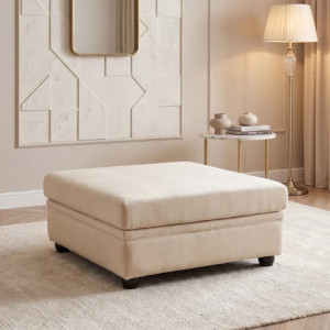 Stylowy puf pikowany glamour 100x100 SYDNEY