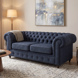Solidna Sofa dwuosobowa pikowana Chesterfield VALENCIA