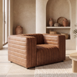 Designerski fotel tapicerowany Ernes