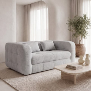 Nowoczesna sofa dwuosobowa z przeszyciami Heven