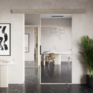 Nowoczesne Drzwi Przesuwne naścienne Kama na wymiar