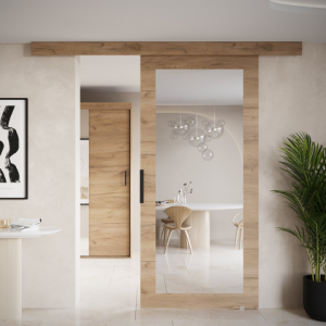 Nowoczesne Drzwi Przesuwne sufitowe Moza na wymiar