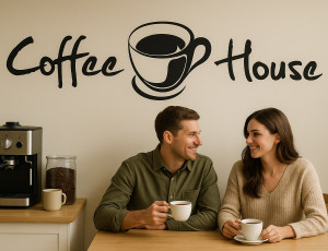 Naklejka do kuchni - Coffee House