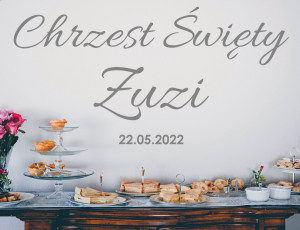 Naklejka na Chrzest Święty