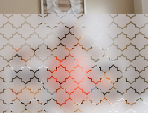 Koniczyna Marokańska - folia na okno o efekcie mrożonego szkła