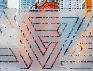 Figury Niemożliwe - folia na okno o efekcie mrożonego szkła