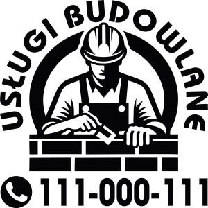 Naklejka Emblemat na Samochód: Usługi Budowlane z Twoim Telefonem