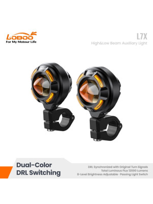 Lampy LED LOBOO L7X drogowe i pomocnicze mijania [12 000 lumenów]