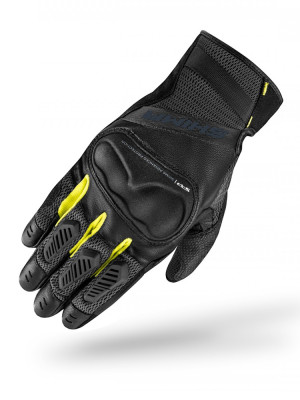 Rękawice motocyklowe damskie Shima Hero czarno-fluo