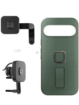 Zestaw na motocykl: etui Peak Design Mobile Everyday Case Loop do smartfona Google Pixel 9 Pro + mocowanie motocykla