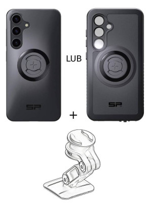 Zestaw do samochodu: etui na telefon Samsung Galaxy S24 + mocowanie SP Connect
